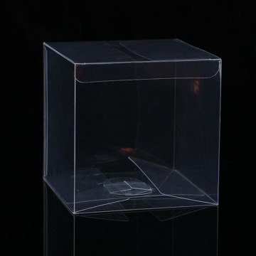 Luxury gift plastic cube pvc clear box