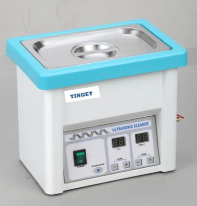 Silvery,white And Blue Ultrasonic Cleaner Cleaner-50b 