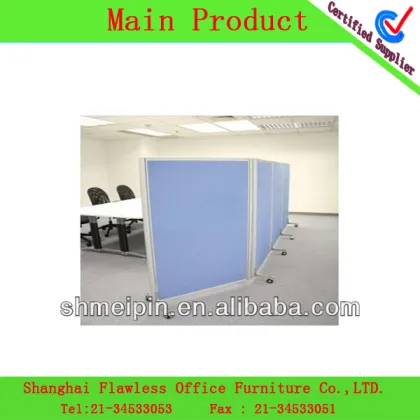 screen color mobile foldable MFC office partition furniture partition wall
