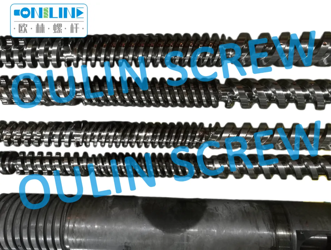 Theysohn 88-26 Bimetallic Twin Parallel Screw and Barrel for PVC Pipe