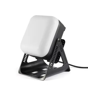 Adjustable Brightness Solar LED Work Lights with Handles: Factory Price Outdoor Lighting Solutions