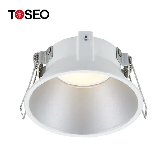 Deep Anti-Glare Design LED Recessed Downlights: Fitting Variety of Light Sources in a Slim, Round Ceiling Module