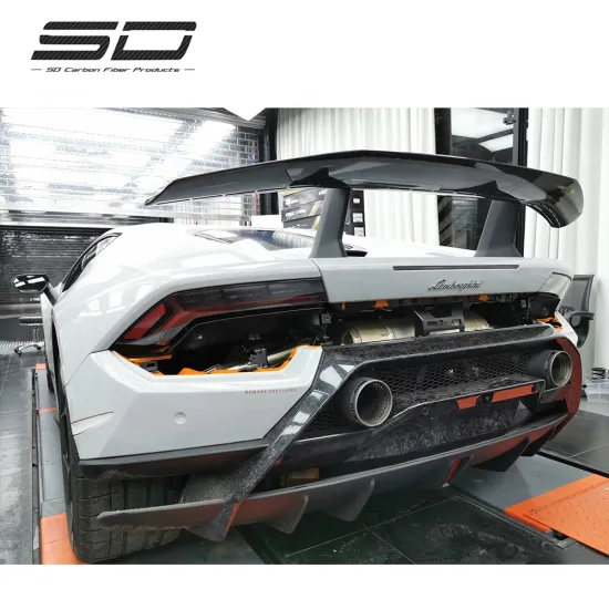 Carbon Fiber Body Kit Front Bumper Rear Bumper Rear Wing Spoiler for Lamborghini Huracan LP580 LP610 P Style