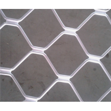 White aluminium security net