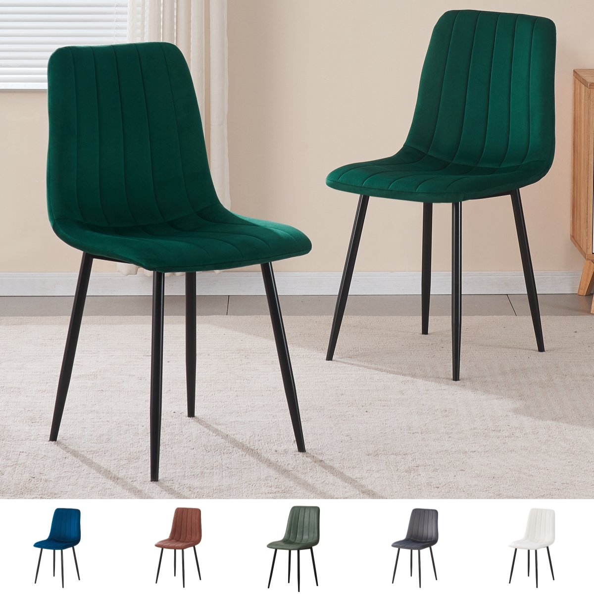 BR-24A14 velvet dining chair4