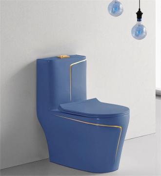 Modern Gold Line Lüks Banyo Porselen Tuvalet Kasesi