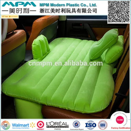 Convenient travel camping inflatable car air bed, inflatable sex bed