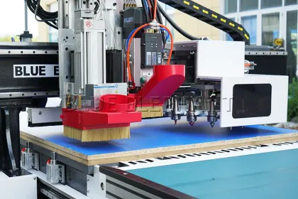 Automatic CNC Router Production Line for Redwood Furniture and Kitchen Cabinets