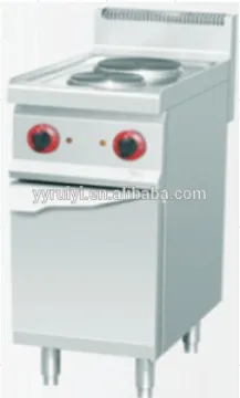 Electric 2-plate electric cooker with cabinet