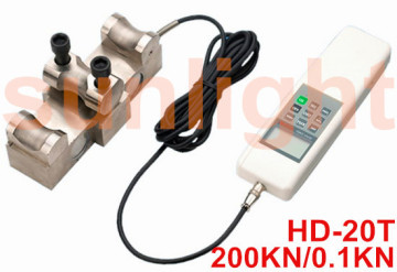 Digital Pressuremeter Tension Meter 200KN External Cylinder Shape Sensor HD-20T