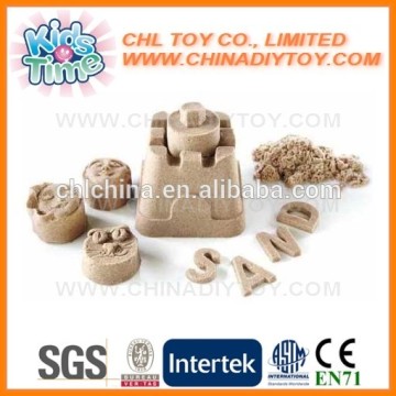 Wholesale easy clean up moon sand, DIY summer playdate smart sand, intelligent non dry moving sand