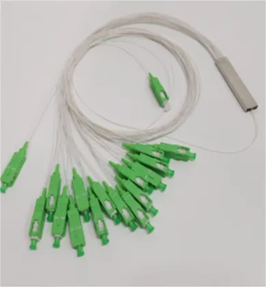 Splitter Fiber Optic Splitter Steel Tube Splitter 1*32 PLC Splitter