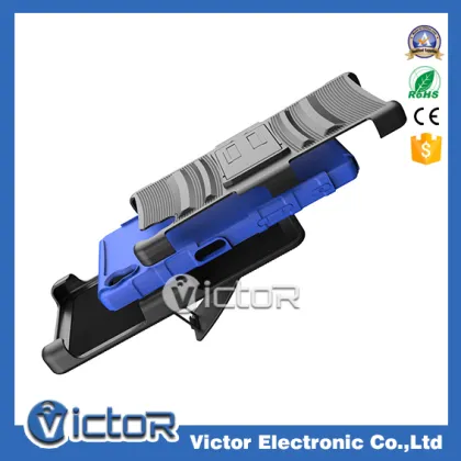 Fashion 3in1 robot clip holster phone case for Sony Xperia Z5