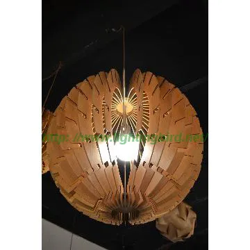 Hot Sales Natural Decorative Ash wood Pendant Lighting