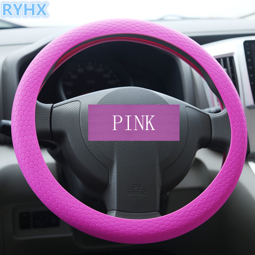 New Antiskid Honeycomb Silicone Car Steering Wheel Cover