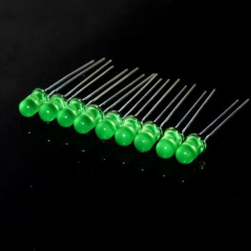 5mm LED Green Diffused Lens Epistar Chips