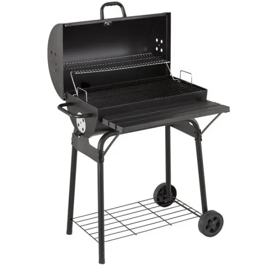 Garden Home Barbecue Smoker Black Cooking Grill Patio Barbeque Trolley grill for barbecue