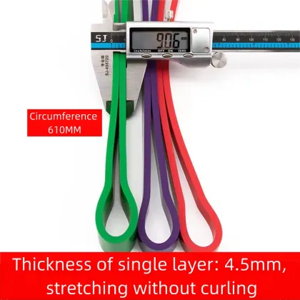 KangXia 61cm Latex Rubber Resistance Exercise Bands Set with Customizable Logo: Echo Fitness Resistance Bands