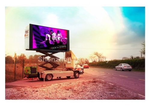 P 10mm Rotating Truck Mobile Led Display Double Side Advertising / Full Color Led Display