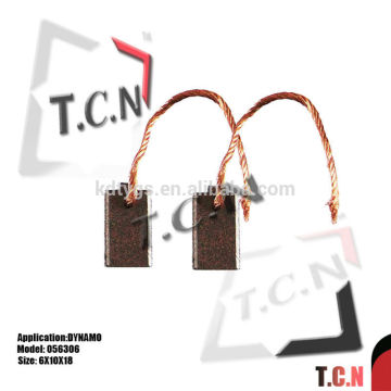 the carbon brush with copper graphite grade for DYNAMO SPARE PARTS