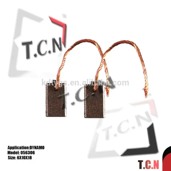 the carbon brush with copper graphite grade for DYNAMO SPARE PARTS