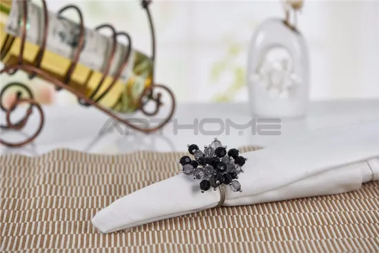 Hot Selling Clear Crystal Crystal Napkin Ring