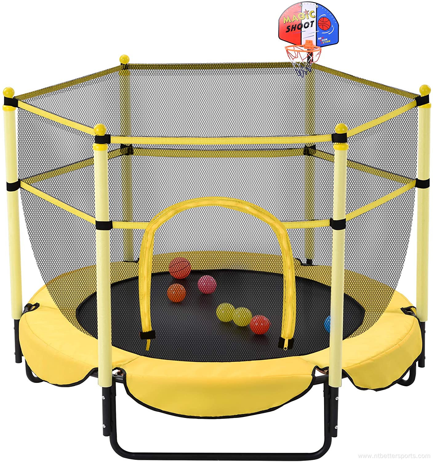 Wholesale Fitness jumping mini trampolines protective net