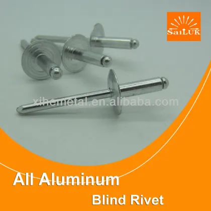 Aluminium openings hardware rivet