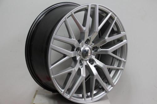 Staggered Silver Machine Face Alloy Wheel, High Quality Staggered ...