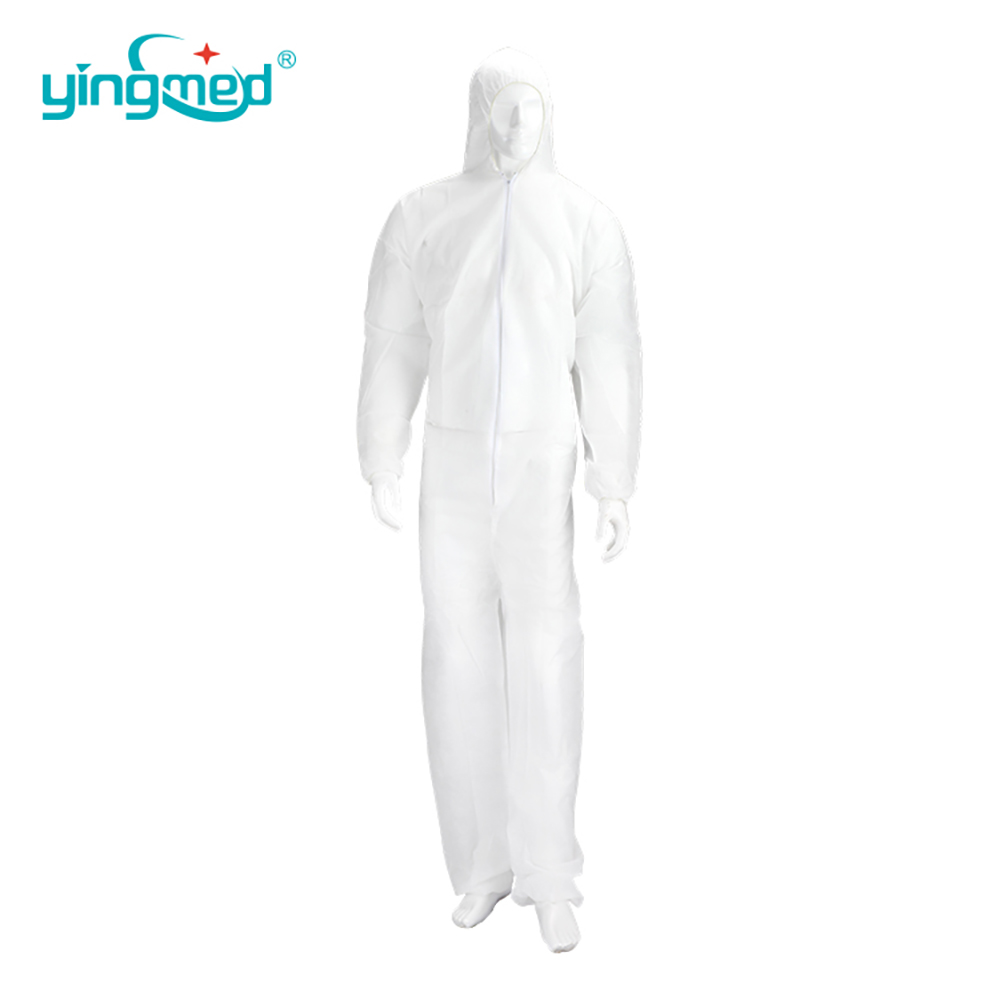 High quality waterproof cheap pp coverall suit