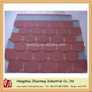 Discount colorful Fish Scale Roof Tile For Bitumen Roof Sheet