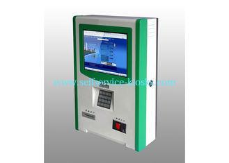 UPS Cash Acceptor And barcode scanner Wall Mount Kiosk For