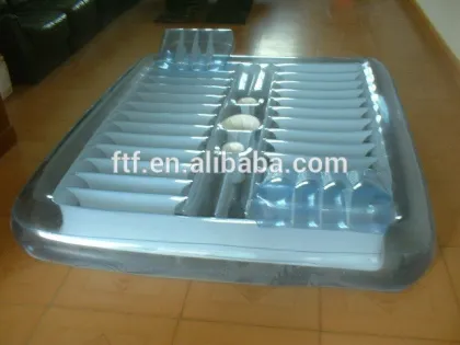 Purple one PVC inflatable floating bed