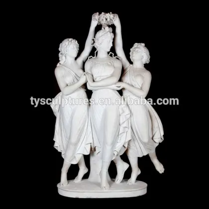 Famous people statue the three graces marble statue for sale