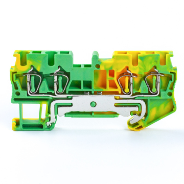 ST2.5-QUATTRO-PE DIN Rail Earth Terminal Block
