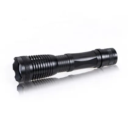 Rechargeable LED Dual Light Source Green Laser Pointer Flashlight