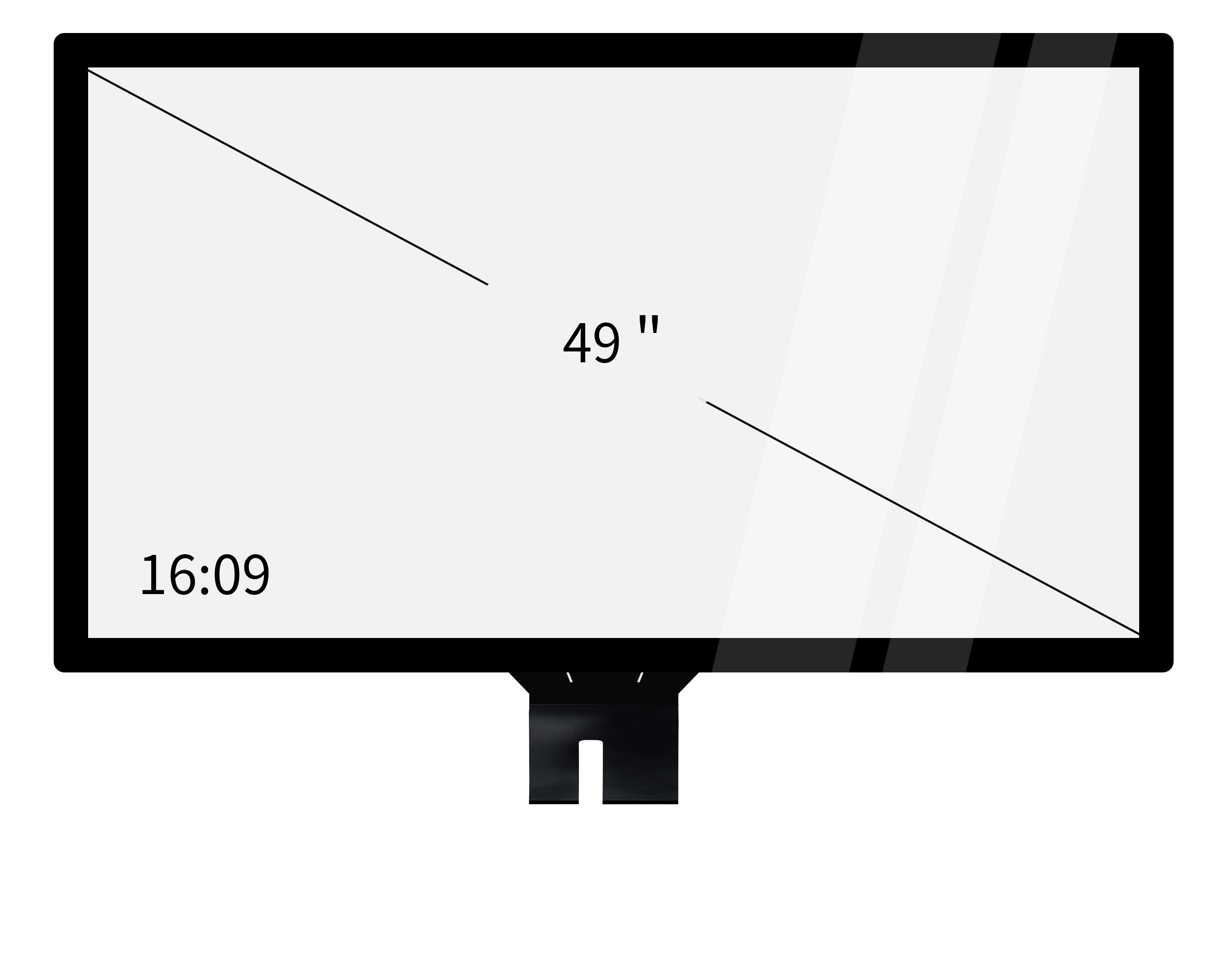 49 inch capacitive touch screen