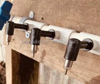 Stainless Steel Chicken Water Nipple Drinker for Free Range Chicken Farms