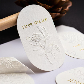 Pegatizas de logotipo de flores incolores rudos personalizados