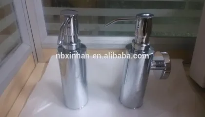 The understated nordic bathroom wall fitting accessories brass liquid soap dispenser