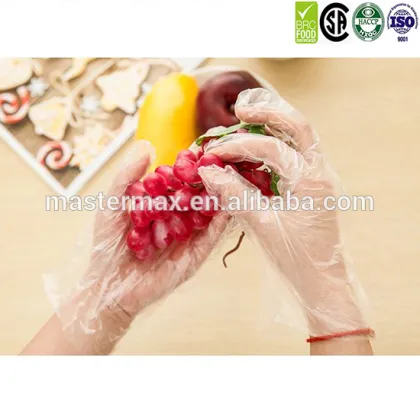 Good quality food service disposable polyethylene handling gloves
