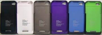 Mobile Phone Accessories, 1900mAh Battery Case for iPhone 4/4s