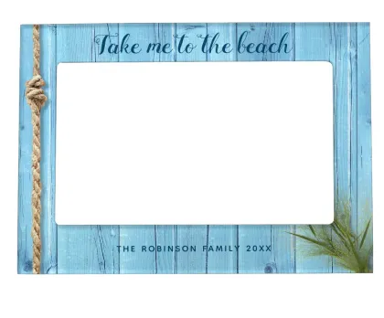 Wooden Fridge Frame Magnet for Decorative Wood Crafts Boxes Wall Signs