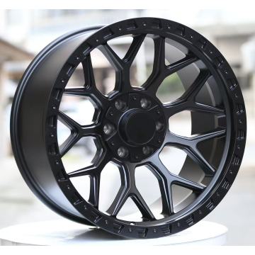 Ruedas completamente pintadas en negro mate de 20 pulgadas