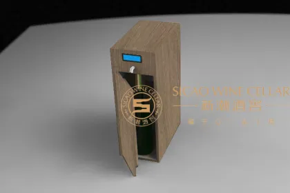 SICAO Innovation 1 bottle Wooden Home Wine Dispenser Machine