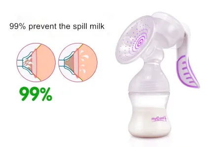MyCarol High Quality Baby Milk Silicone Manual Breast Pump