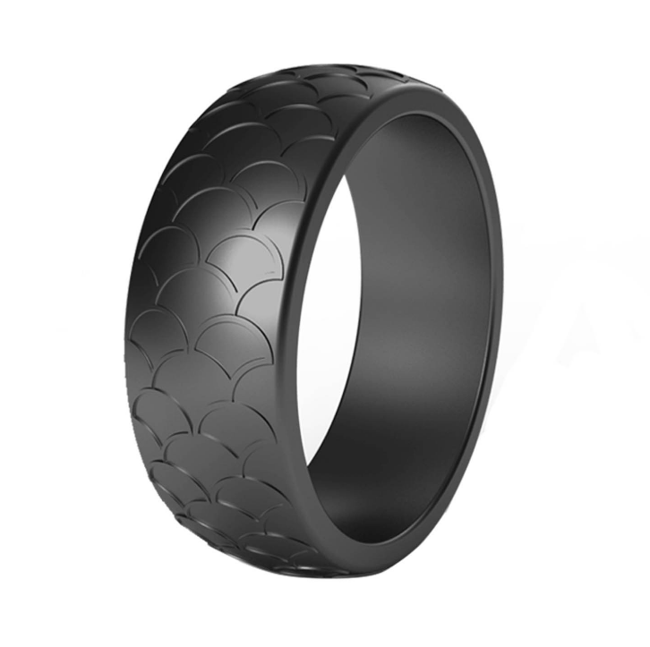Scale Silicone Men Rings