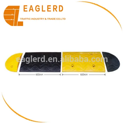 Washboard Pattern Rubber Traffic Safety Road speed hump/speed bump/Speed Breaker