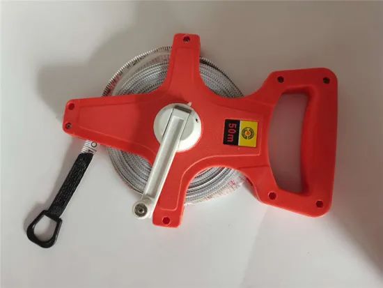 50M PVC Fiberglass Long Tape Measure For Building