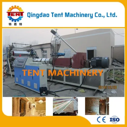 PVC artificial marble/imitation stone board machine/PVC artificial marble panel machinery